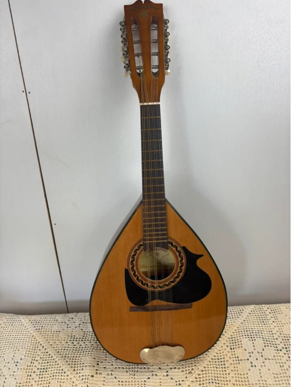 Vintage Lone Star Venice Mandolin 8-String Teardrop Acoustic w/ Case
